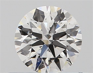 Picture of Natural Diamond 0.41 Carats, Round with Excellent Cut, G Color, SI1 Clarity and Certified by GIA