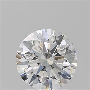 Picture of Natural Diamond 2.07 Carats, Round with Excellent Cut, D Color, VVS2 Clarity and Certified by GIA