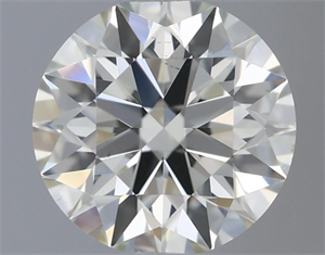 Picture of Natural Diamond 0.62 Carats, Round with Excellent Cut, J Color, VS1 Clarity and Certified by IGI