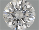 Natural Diamond 0.41 Carats, Round with Excellent Cut, E Color, I1 Clarity and Certified by GIA