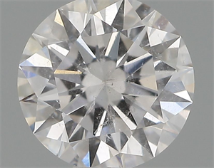 Picture of Natural Diamond 0.41 Carats, Round with Excellent Cut, E Color, I1 Clarity and Certified by GIA