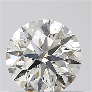 Picture of Natural Diamond 0.40 Carats, Round with Excellent Cut, I Color, VVS1 Clarity and Certified by IGI