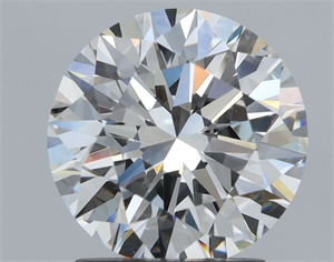 Picture of Natural Diamond 2.01 Carats, Round with Excellent Cut, H Color, VVS1 Clarity and Certified by GIA