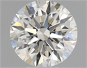 Natural Diamond 0.50 Carats, Round with Excellent Cut, J Color, VS1 Clarity and Certified by GIA