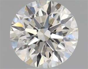 Picture of Natural Diamond 0.50 Carats, Round with Excellent Cut, J Color, VS1 Clarity and Certified by GIA