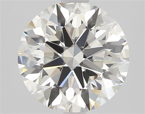 Picture of Natural Diamond 1.80 Carats, Round with Excellent Cut, J Color, VVS1 Clarity and Certified by GIA