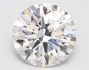 Picture of Natural Diamond 2.01 Carats, Round with Excellent Cut, F Color, SI2 Clarity and Certified by GIA