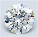 Natural Diamond 2.02 Carats, Round with Excellent Cut, G Color, VS2 Clarity and Certified by GIA