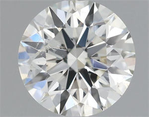 Picture of Natural Diamond 0.41 Carats, Round with Excellent Cut, H Color, SI1 Clarity and Certified by IGI