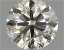 Natural Diamond 0.50 Carats, Round with Very Good Cut, I Color, SI2 Clarity and Certified by IGI