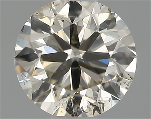 Picture of Natural Diamond 0.50 Carats, Round with Very Good Cut, I Color, SI2 Clarity and Certified by IGI