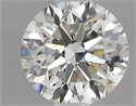 Natural Diamond 0.50 Carats, Round with Very Good Cut, K Color, SI2 Clarity and Certified by GIA