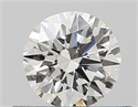 Natural Diamond 0.40 Carats, Round with Excellent Cut, H Color, VS2 Clarity and Certified by GIA