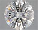 Natural Diamond 4.06 Carats, Round with Excellent Cut, E Color, SI2 Clarity and Certified by GIA