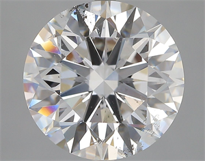 Picture of Natural Diamond 4.06 Carats, Round with Excellent Cut, E Color, SI2 Clarity and Certified by GIA