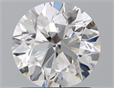 Natural Diamond 1.50 Carats, Round with Excellent Cut, D Color, VS2 Clarity and Certified by GIA