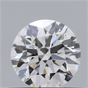 Natural Diamond 0.44 Carats, Round with Excellent Cut, D Color, SI1 Clarity and Certified by GIA