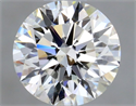 Natural Diamond 0.45 Carats, Round with Excellent Cut, H Color, VS2 Clarity and Certified by GIA