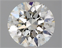 Natural Diamond 2.02 Carats, Round with Excellent Cut, J Color, VVS1 Clarity and Certified by GIA