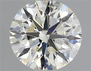 Picture of Natural Diamond 0.41 Carats, Round with Excellent Cut, K Color, VS1 Clarity and Certified by IGI