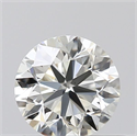 Natural Diamond 0.40 Carats, Round with Very Good Cut, J Color, VS2 Clarity and Certified by GIA