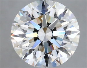 Picture of Natural Diamond 2.00 Carats, Round with Excellent Cut, H Color, VS2 Clarity and Certified by GIA