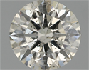 Natural Diamond 0.55 Carats, Round with Excellent Cut, I Color, SI2 Clarity and Certified by IGI