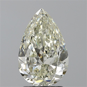 Picture of Natural Diamond 2.01 Carats, Pear with  Cut, J Color, VS2 Clarity and Certified by IGI