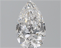 Natural Diamond 1.81 Carats, Pear with  Cut, D Color, VVS2 Clarity and Certified by GIA