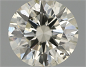 Natural Diamond 0.60 Carats, Round with Excellent Cut, I Color, SI2 Clarity and Certified by IGI