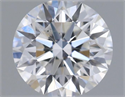 Natural Diamond 0.46 Carats, Round with Excellent Cut, F Color, SI2 Clarity and Certified by GIA