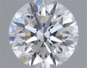 Picture of Natural Diamond 0.46 Carats, Round with Excellent Cut, F Color, SI2 Clarity and Certified by GIA