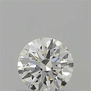 Picture of Natural Diamond 0.40 Carats, Round with Excellent Cut, I Color, VS1 Clarity and Certified by GIA