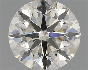 Picture of Natural Diamond 0.50 Carats, Round with Excellent Cut, I Color, VS2 Clarity and Certified by IGI