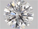 Natural Diamond 1.43 Carats, Round with Excellent Cut, D Color, VVS1 Clarity and Certified by GIA