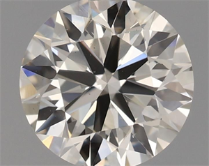 Picture of Natural Diamond 0.57 Carats, Round with Excellent Cut, I Color, VS1 Clarity and Certified by IGI