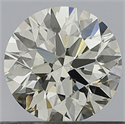 Natural Diamond 0.50 Carats, Round with Very Good Cut, I Color, VVS1 Clarity and Certified by IGI