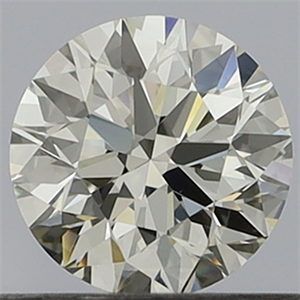 Picture of Natural Diamond 0.50 Carats, Round with Very Good Cut, I Color, VVS1 Clarity and Certified by IGI