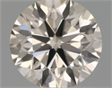 Natural Diamond 0.70 Carats, Round with Excellent Cut, K Color, VS2 Clarity and Certified by IGI