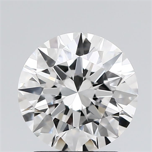 Picture of Natural Diamond 2.00 Carats, Round with Excellent Cut, D Color, IF Clarity and Certified by IGI