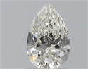 Natural Diamond 0.75 Carats, Pear with  Cut, I Color, VVS1 Clarity and Certified by GIA