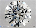 Natural Diamond 0.40 Carats, Round with Excellent Cut, H Color, SI2 Clarity and Certified by GIA