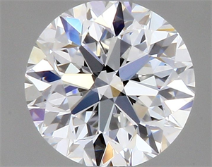 Picture of Natural Diamond 0.40 Carats, Round with Very Good Cut, E Color, VVS2 Clarity and Certified by GIA