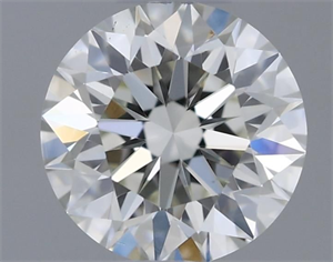 Picture of Natural Diamond 0.40 Carats, Round with Excellent Cut, H Color, VS1 Clarity and Certified by IGI