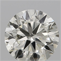 Natural Diamond 0.50 Carats, Round with Very Good Cut, J Color, VS1 Clarity and Certified by IGI