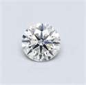 Natural Diamond 0.45 Carats, Round with Excellent Cut, I Color, SI1 Clarity and Certified by GIA