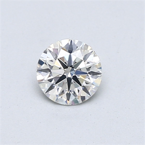 Picture of Natural Diamond 0.45 Carats, Round with Excellent Cut, I Color, SI1 Clarity and Certified by GIA