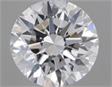 Natural Diamond 0.40 Carats, Round with Excellent Cut, D Color, VVS1 Clarity and Certified by IGI