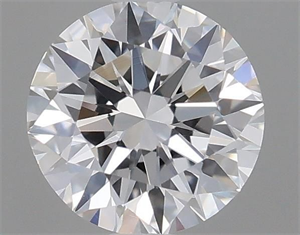 Picture of Natural Diamond 0.40 Carats, Round with Excellent Cut, D Color, VVS1 Clarity and Certified by IGI