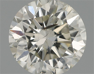 Picture of Natural Diamond 0.65 Carats, Round with Very Good Cut, I Color, I1 Clarity and Certified by IGI